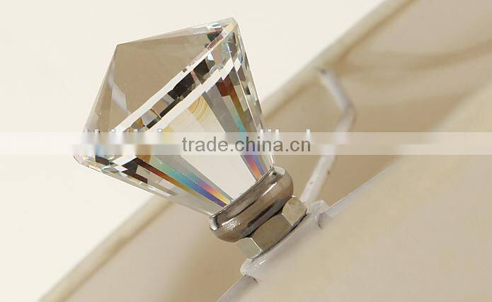 Gold plated hardware decortive crystal table lamp with lampshade