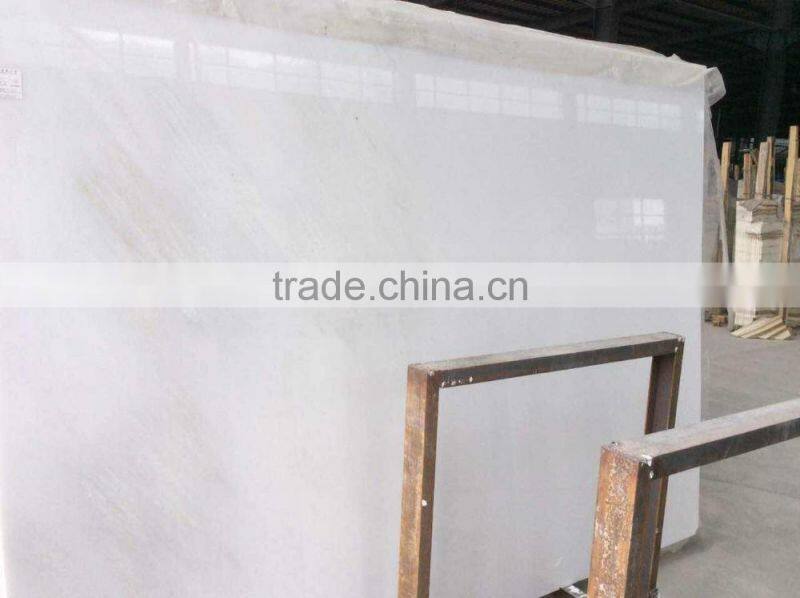 chinese crystal white polished slabs in stock
