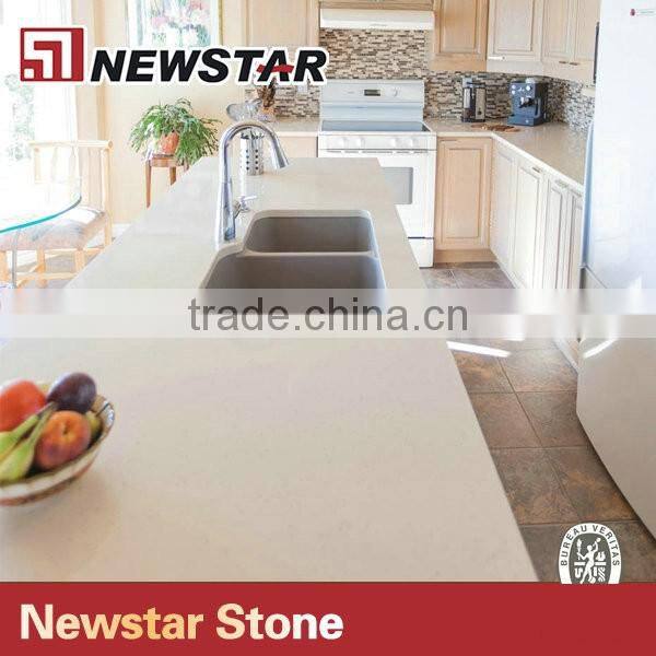 Newstar custom white quartz counter tops