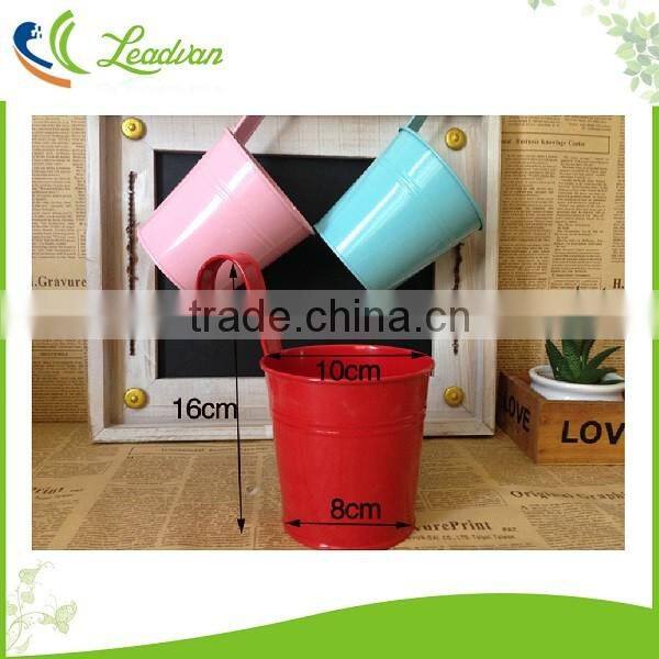 hanging wrought iron wall planters