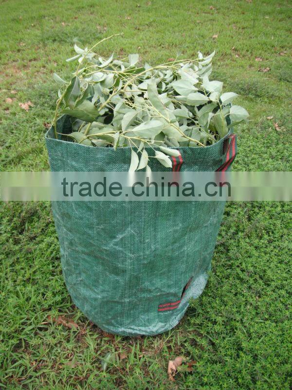 Green PP Collapsible Garden Bag For Leaf Collection