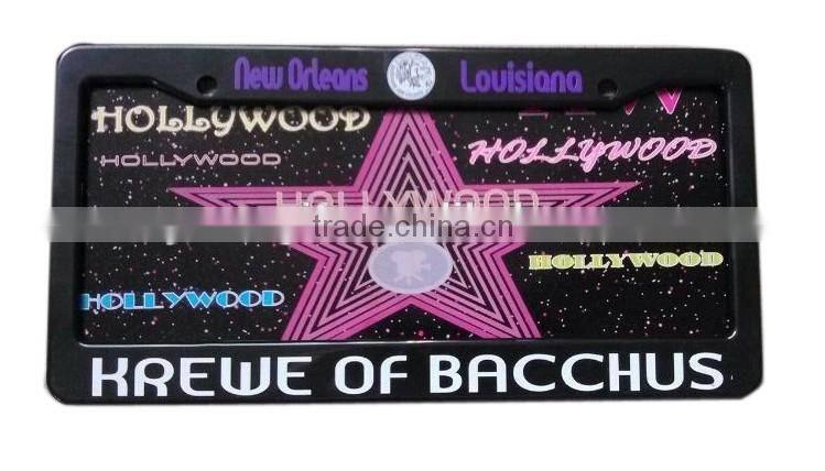Custom Decorative License Plate Frame