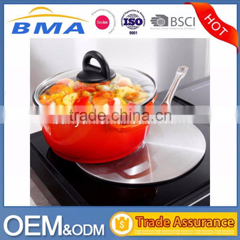 28cm Stainless Steel and Aluminium Heat Diffuser Plate Induction hobs Adapter