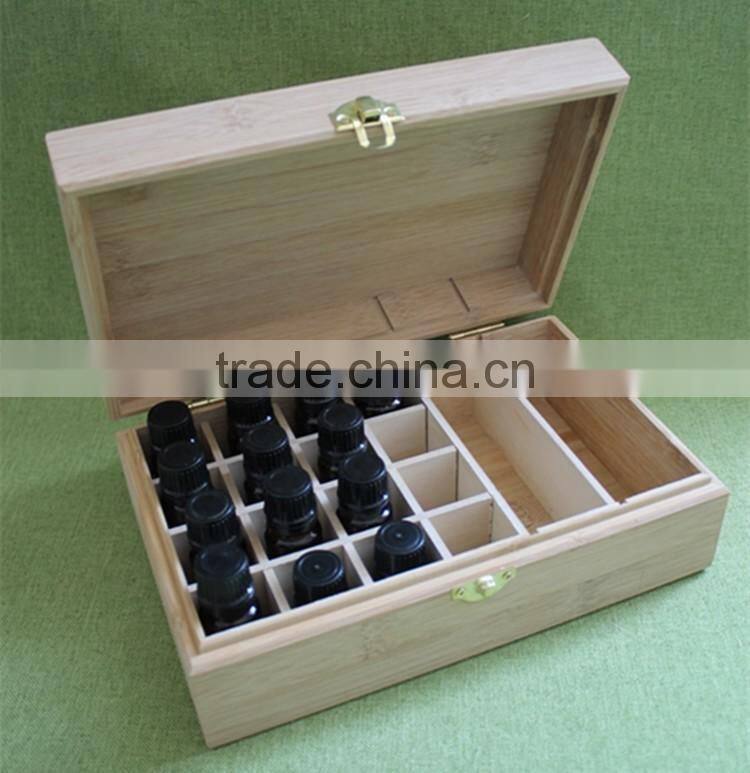 small fancy pine wooden empty gift box for Essential oil