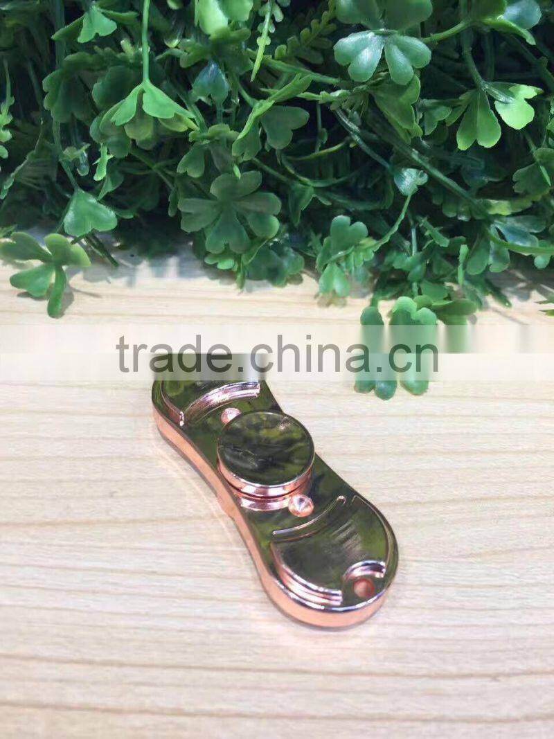 2017 Cheap Easy to play Metal spinner fidget brass desk toys fidget spinner