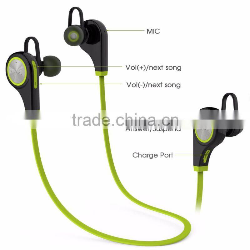 New arrival Q9 Sports Bluetooth Earphones, Music Smart Headphones, Stereo Waterproof Headset
