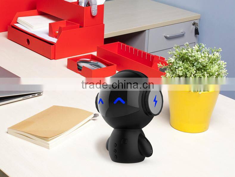Intelligent mini Robot Bluetooth speaker with Power Bank for Computer
