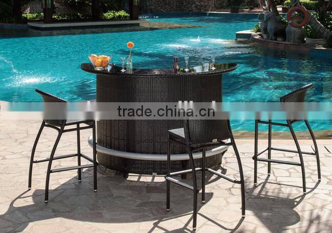 2017 Sigma high end modern bali rattan cheap home bar furniture