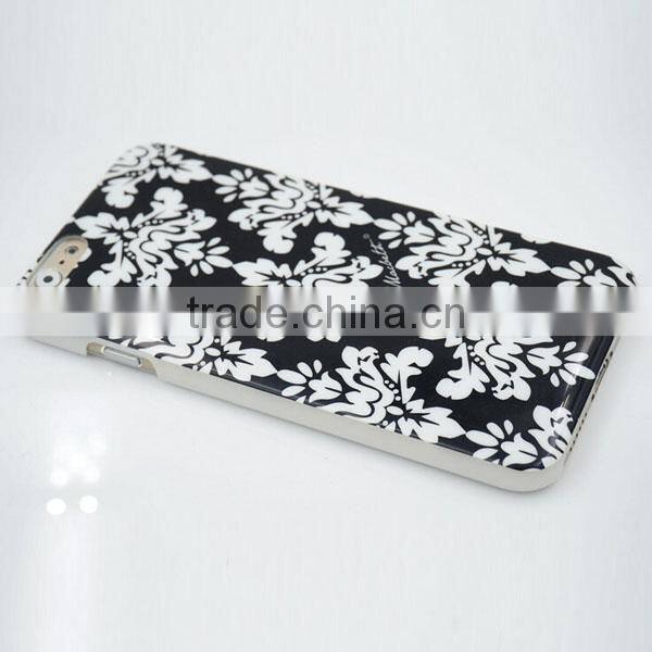 Custom classical flower printed protective case,IMD phone case for iPhone6