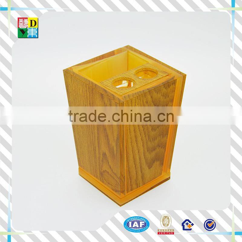 2015 hot sale acrylic bathroom accessories wholesale acrylic bathroom set PMMA material acrylic tumbler soap dish