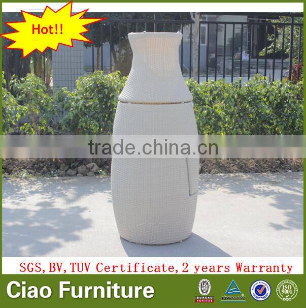 Plastic rattan garden furniture coffee set suitable for indoor and outdoor