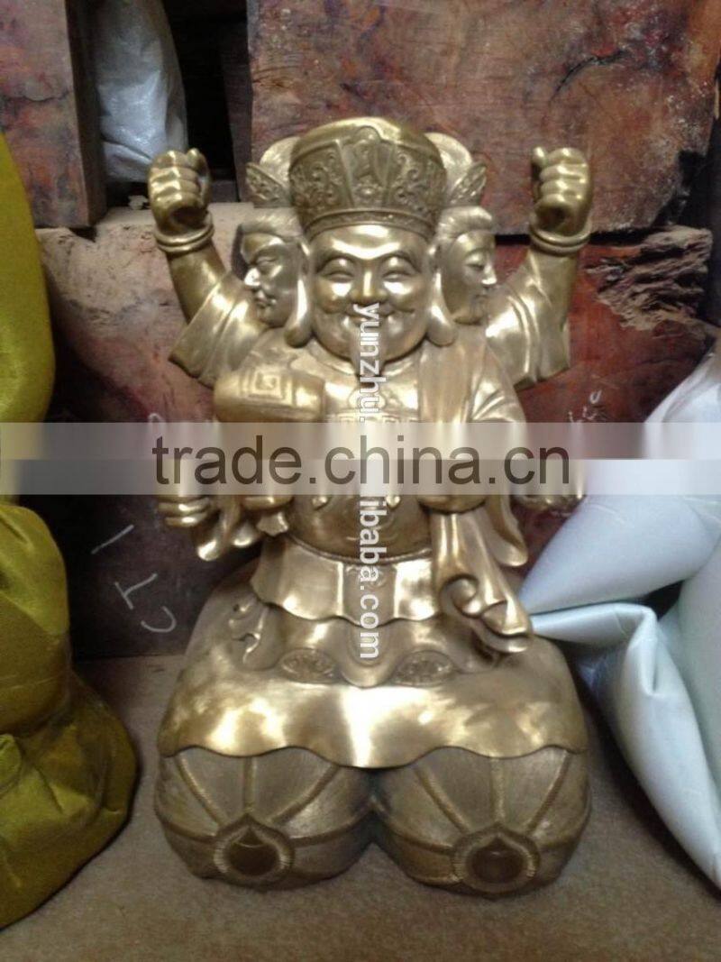 Japanese Buddha Statues Bronze & Copper 68cm high