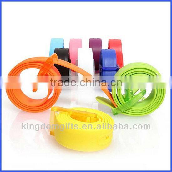 Eco-friendly Fancy Silicone Belt