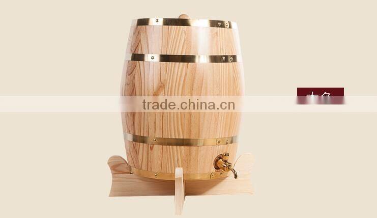 High quality low moq standing oak material wine barrel