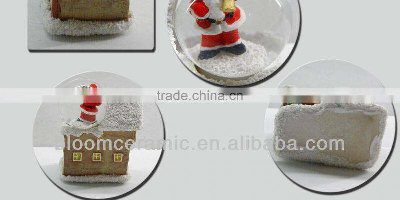 Christmas resin water globes wholesale