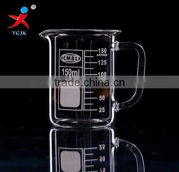 150ml Glass Beaker With Duck Mouth And Handle