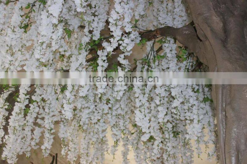 white wisteria flower,wedding stage decoration flower tree wisteria flower
