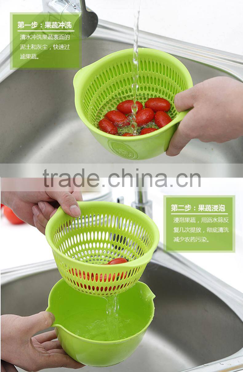 emc plastic strainers for kitchen use, Mini round shape plastic vegetable strainers