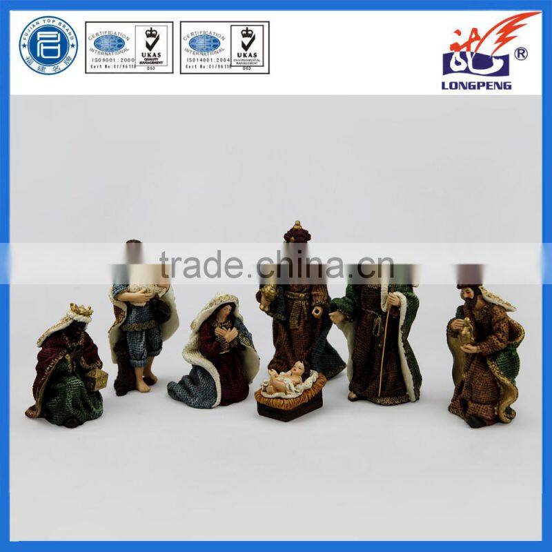 Unique Personalized Resin Christmas Antique Nativity Sets