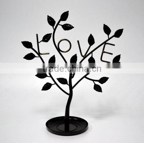 Metal display stand for jewelry