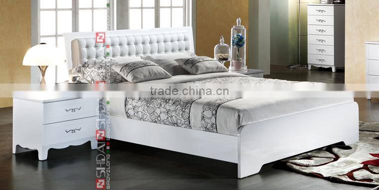 wooden bed headboards / pakistan wooden beds / king size bed size B811