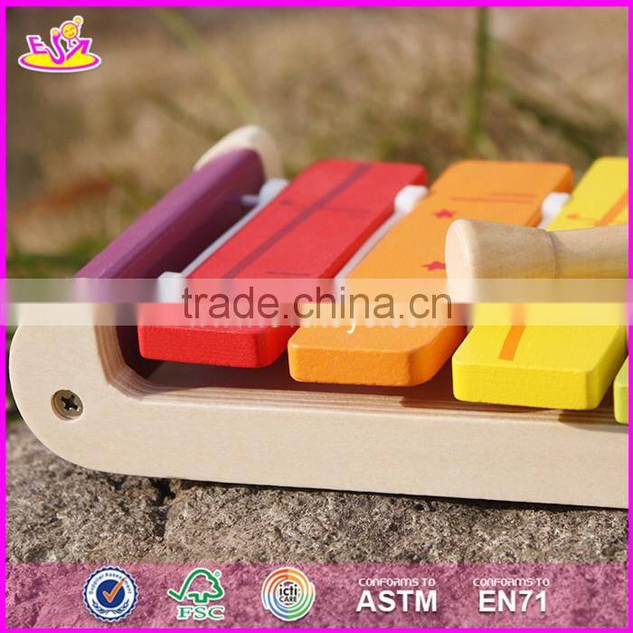 2017 New design children musical talent wooden xylophone for sale W07C056