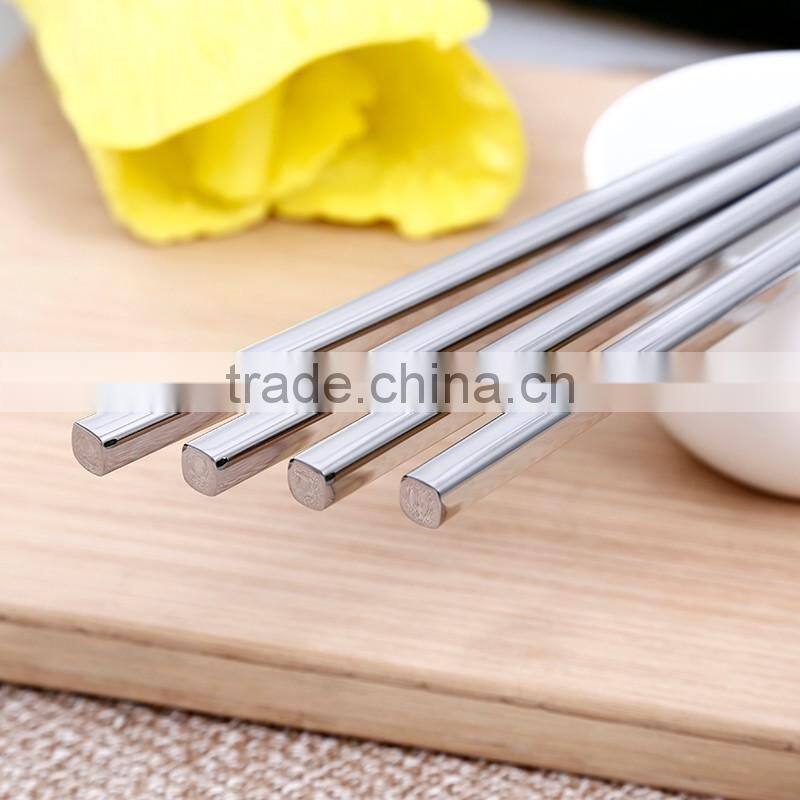 Hot Sale Dinner Chopsticks Stainless Steel For Home Flatware