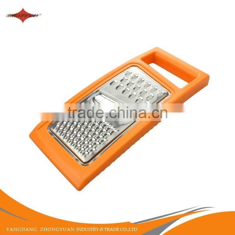 ZY-B11583 ultra sharp flat manual stainless steel ginger grater with good grip