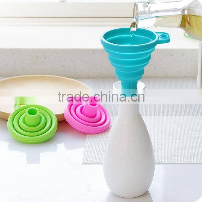Collapsible Funnel Food Grade Silicone Foldable Funnel