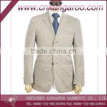 2011 Mens 100%cotton 3-button casual jacket