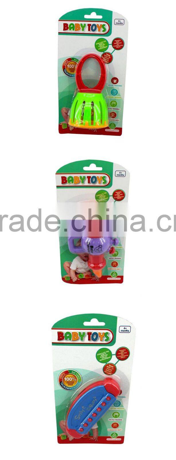 new arrival plastic baby rattle toys