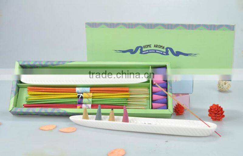 Fragrance incense stick and cone with insence stick holder