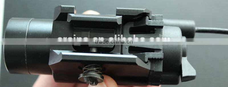 Erains TAC Optics Military Standard Cree 5mW Red Laser Sight 225 Lumens LED Flashlight Tactical Laser LED Flashlight Combo