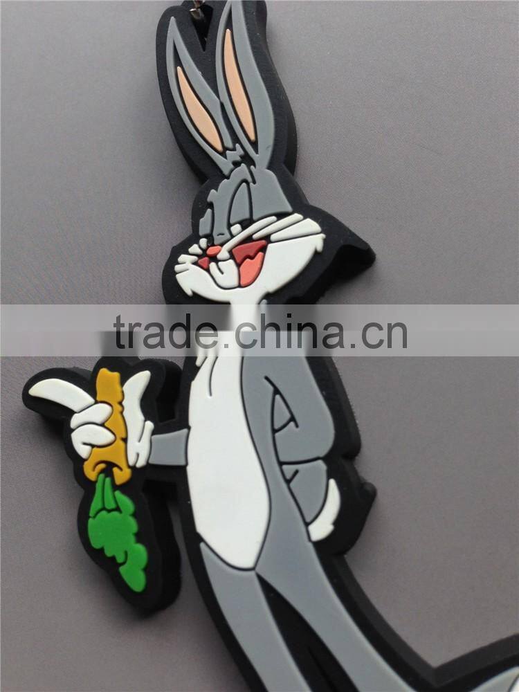 Oem custom souvenir soft pvc keychain,pvc rubber key chain,high quality silicone key rings