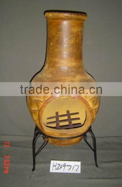 CLAY STOVE CHIMNEY POT