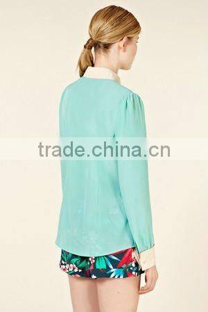 12TT053 Summer New Design Hot Selling Fashion Lady Blouse