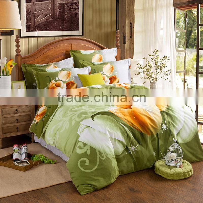 100% cotton brushed fabric for bedding set