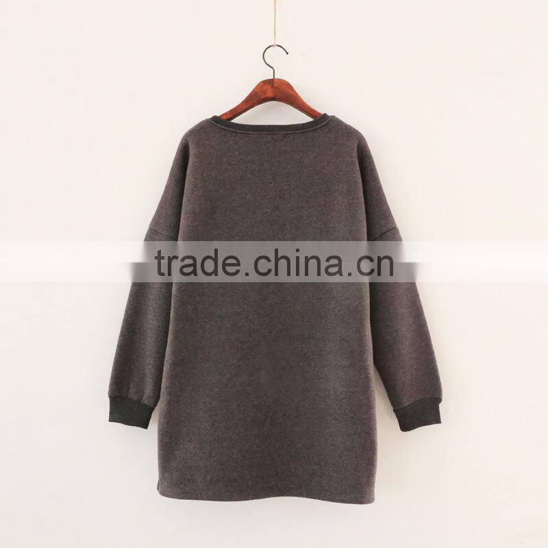 GZY in stock bulk wholesale lady warm thick hoody