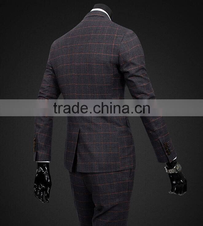 GZY 2015 New arrival fashion hot sale 2 piece men suits