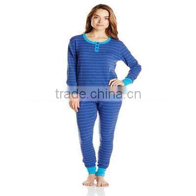 2016 Bottoms Out Women's Striped clothing Pajama Set
