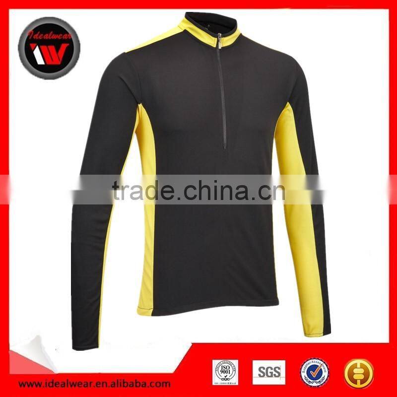 wholesale long sleeve blank cycling jerseys men