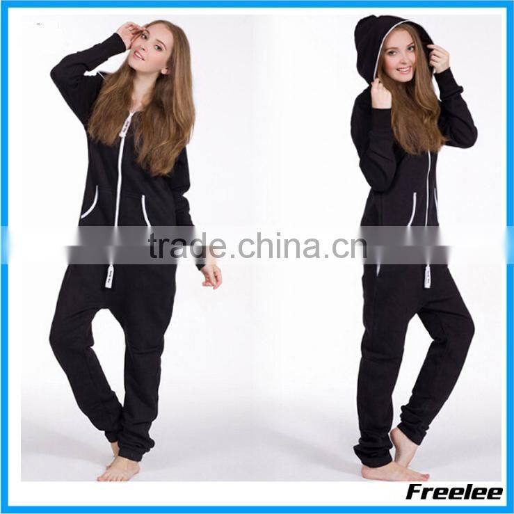 Best cheap unisex adult hooded pajama adult onesie 100 cotton