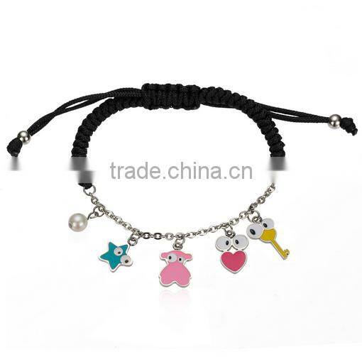 High end freshwater pearl beads steel charm bracelet women white pearl beads bracelets for her birthday gifts