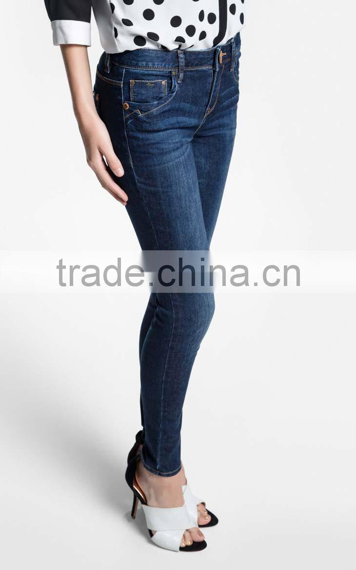 hot sell brand skinny ladies jeans wholesale price