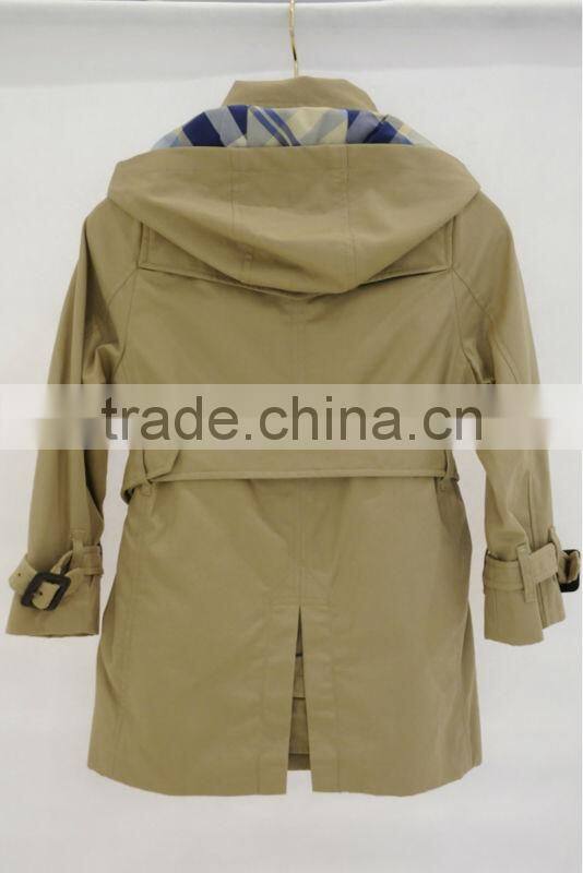 Custom Long Trench Coat for Kids/Children Trench Coat Wholesale
