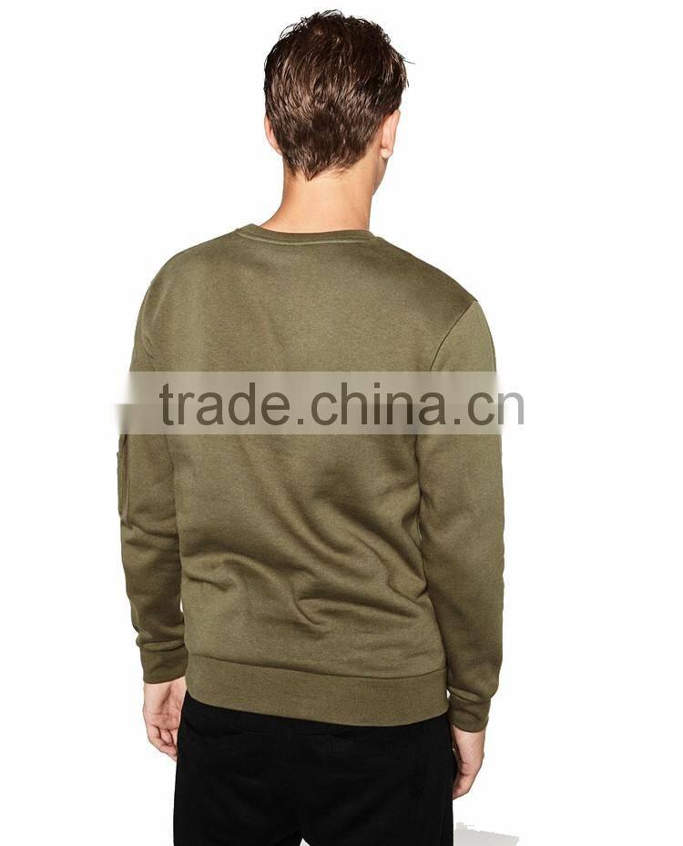 Wholesale Winter Custom Mens Blank Long Sleeves Crewneck Sweatshirt