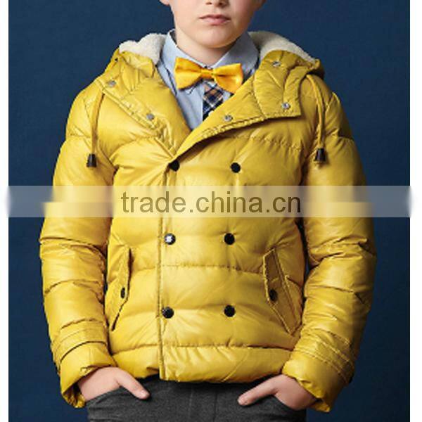 2015 Oem Service Little Boys Handsome Winter Down Jacket