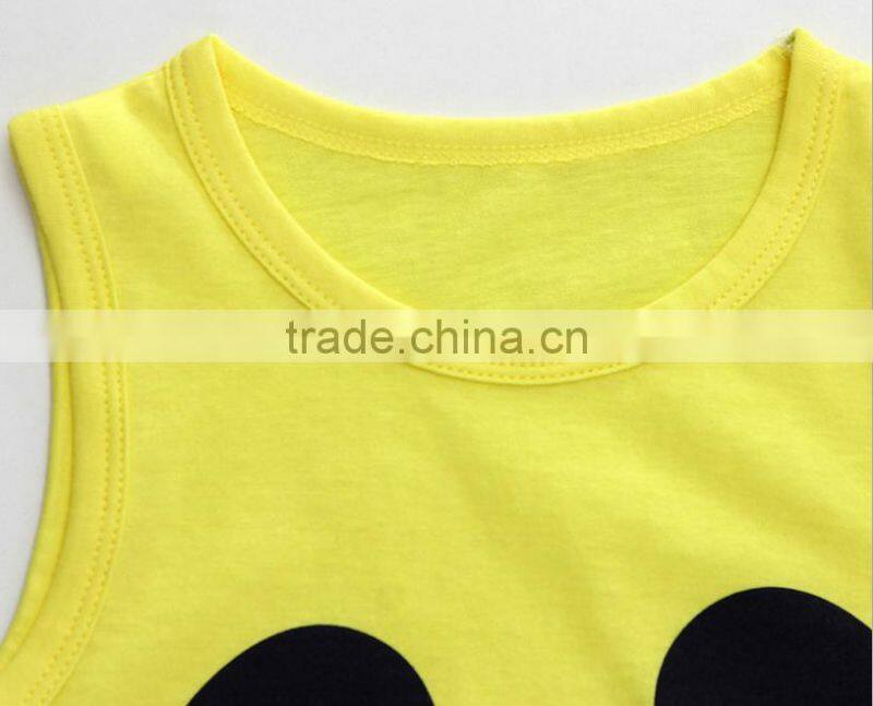 Customize Design Kids Summer Clothes Short Sleeve Children T-shirt With Cartoon Printing