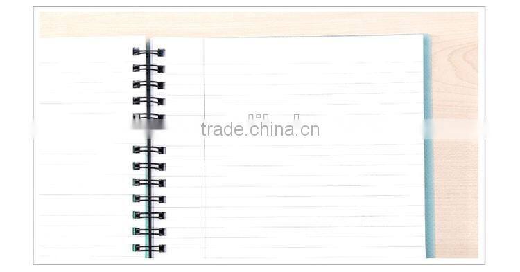 A4 PP cover writing notebook wire-o binding notebook office stationery