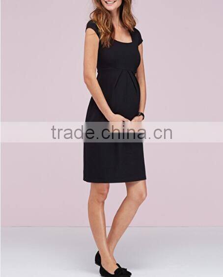 New ladies fashion maternity dress 2017 design pregnant clothes manufacturers